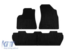 image-73-Gummimatten Gumarny Zubri geeignet für Citroen Berlingo, Peugeot Partner 2008-2018, 4-teiliges Set, schwarze Farbe