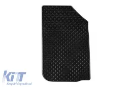 Gummimatten Gumarny Zubri geeignet für Dacia Sandero 2012-2019, 4-teiliges Set, schwarze Farbe-image-6251975