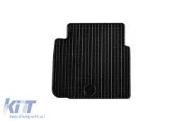 Gummimatten Gumarny Zubri geeignet für Fiat Idea 2003-2012, 4-teiliges Set, schwarze Farbe-image-6251481