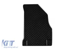 Gummimatten Gumarny Zubri geeignet für Fiat Doblo II, III nach 2009, 4-teiliges Set, schwarze Farbe-image-6251936