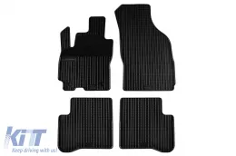 Gummimatten Gumarny Zubri geeignet für Hyundai Atos nach 1999, Atos Prime 1999-2009, 4-teiliges Set, schwarze Farbe-image-6251140