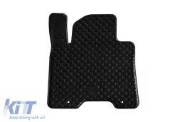 Gummimatten Gumarny Zubri geeignet für Hyundai Tucson 2015-2020, Kia Sportage nach 2016, 4-teiliges Set, schwarze Farbe-image-6254314