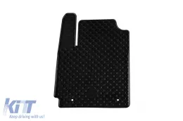 Gummimatten Gumarny Zubri geeignet für Kia Picanto nach 2017, 4-teiliges Set, schwarze Farbe-image-6252198