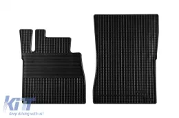Gummimatten Gumarny Zubri geeignet für Mercedes G Klasse W463 1990-2018 mit kurzem Radstand, 5-teiliges Set, schwarze Farbe-image-6231805