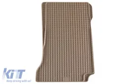 Gummimatten Gumarny Zubri geeignet für Mercedes C-Klasse W205 2014-2020, 4-teiliges Set, beige Farbe-image-6231832