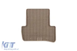 Gummimatten Gumarny Zubri geeignet für Mercedes C-Klasse W205 2014-2020, 4-teiliges Set, beige Farbe-image-6231834