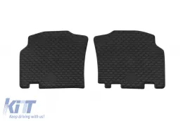 Gummimatten Gumarny Zubri geeignet für Mercedes T-Klasse, Citan Tourer, Renault Kangoo nach 2022, 4-teiliges Set, schwarze Farbe-image-6232123