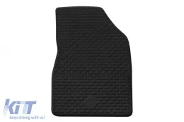 Gummimatten Gumarny Zubri geeignet für Mercedes Citan W420, Renault Kangoo nach 2021, 2-teiliges Set, schwarze Farbe-image-6232131