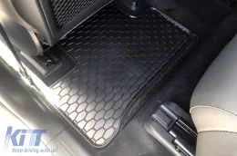 Gummimatten Gumarny Zubri geeignet für Mercedes EQA H243 nach 2021, EQB X243 nach 2022, 4-teiliges Set, schwarze Farbe-image-6252564