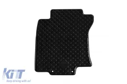 Gummimatten Gumarny Zubri geeignet für Nissan X-Trail nach 2013, Renault Koleos nach 2016, 4-teiliges Set, schwarze Farbe-image-6252323