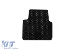 Gummimatten Gumarny Zubri geeignet für Opel Crossland X, Citroen C3 Aircross nach 2017, 4-teiliges Set, schwarze Farbe-image-6252215