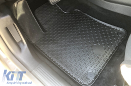 Gummimatten Gumarny Zubri geeignet für Peugeot 508 nach 2018, Citroen DS9 nach 2020, 4-teiliges Set, schwarze Farbe-image-6252307