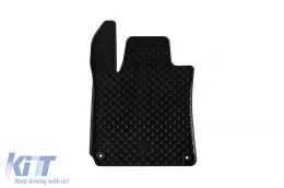 Gummimatten Gumarny Zubri geeignet für Peugeot 308 Hatchback 2014-2021, 4-teiliges Set, schwarze Farbe-image-6254301