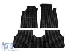 Gummimatten Gumarny Zubri geeignet für Renault Scenic 1996-2004, 4-teiliges Set, schwarze Farbe-image-6251164