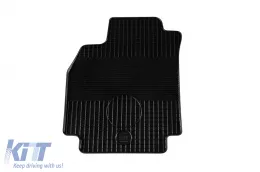 Gummimatten Gumarny Zubri geeignet für Renault Megane 2002-2008, 4-teiliges Set, schwarze Farbe-image-6251397