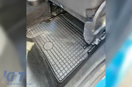 Gummimatten Gumarny Zubri geeignet für Renault Clio 2005-2019, Captur 2013-2019, Modus 2004-2012, 4-teiliges Set, schwarze Farbe-image-6251542