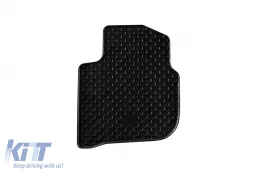 Gummimatten Gumarny Zubri geeignet für Skoda Rapid, Seat Toledo 2012-2019, 4-teiliges Set, schwarze Farbe-image-6254232