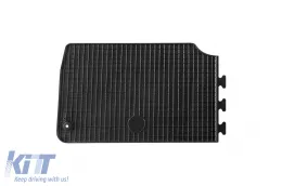Gummimatten Gumarny Zubri geeignet für Volkswagen Sharan, Seat Alhambra 1996-2009 mit runden Clips, 7 Sitze, 6-teiliges Set, schwarze Farbe-image-6231881
