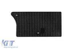 Gummimatten Gumarny Zubri geeignet für Volkswagen Sharan, Seat Alhambra 1996-2009 mit runden Clips, 7 Sitze, 6-teiliges Set, schwarze Farbe-image-6231883