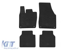 Gummimatten Gumarny Zubri geeignet für Volkswagen ID.7 nach 2023, 4-teiliges Set, schwarze Farbe-image-6232136