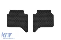 Gummimatten Gumarny Zubri geeignet für Volkswagen Amarok, Ford Ranger nach 2023, 4-teiliges Set, schwarze Farbe-image-6232177