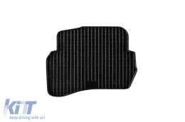 Gummimatten Gumarny Zubri geeignet für Volkswagen Passat B5, B5.5 1997-2004, mit ovalen Clips, 4-teiliges Set, schwarze Farbe-image-6251083