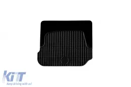 Gummimatten Gumarny Zubri geeignet für Volkswagen Golf IV, Bora, New Beetle 1997-2002, mit ovalen Clips, 4-teiliges Set, schwarze Farbe-image-6251118