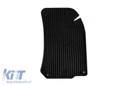Gummimatten Gumarny Zubri geeignet für Volkswagen Golf IV, Bora, New Beetle 1997-2002 mit runden Clips, 4-teiliges Set, schwarze Farbe-image-6251122