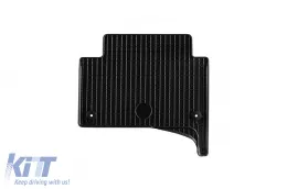 Gummimatten Gumarny Zubri geeignet für Volkswagen Touareg, Porsche Cayenne 2003-2009, mit runden Clips, 4-teiliges Set, schwarze Farbe-image-6251265