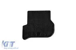 Gummimatten Gumarny Zubri geeignet für Volkswagen Golf Plus 2004-2009 mit runden Clips, 4-teiliges Set, schwarze Farbe-image-6251286