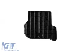Gummimatten Gumarny Zubri geeignet für Volkswagen Golf Plus 2004-2009 mit runden Clips, 4-teiliges Set, schwarze Farbe-image-6251287