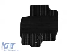 Gummimatten Gumarny Zubri geeignet für Mitsubishi Colt 2004 - 2009, 4-teiliges Set, schwarze Farbe-image-6251801