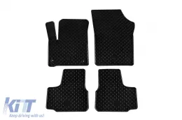 image-69-Gummimatten Gumarny Zubri geeignet für Volkswagen e-UP, Skoda Citigo e-iV, Seat e-MII nach 2020, 4-teiliges Set, schwarze Farbe
