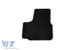 Gummimatten Gumarny Zubri geeignet für Volkswagen e-UP, Skoda Citigo e-iV, Seat e-MII nach 2020, 4-teiliges Set, schwarze Farbe-image-6252413