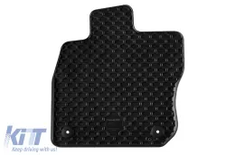 Gummimatten Gumarny Zubri geeignet für Volkswagen Golf VIII Hybrid Hatchback nach 2020, 5-teiliges Set, schwarze Farbe-image-6252484