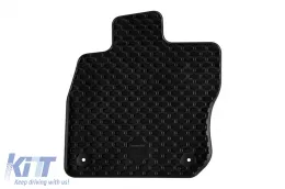 Gummimatten Gumarny Zubri geeignet für Volkswagen Golf VIII Variant eTSI MHEV nach 2020, 5-teiliges Set, schwarze Farbe-image-6252491