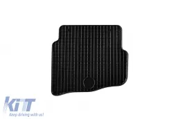Gummimatten Gumarny Zubri geeignet für Volkswagen Polo 2001-2009, mit ovalen Clips, 4-teiliges Set, schwarze Farbe-image-6254158