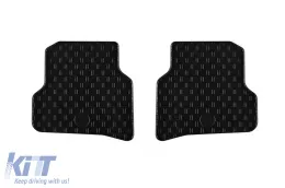Gummimatten Gumarny Zubri geeignet für Volkswagen Polo, Seat Ibiza 2008-2016, 4-teiliges Set, schwarze Farbe-image-6254208