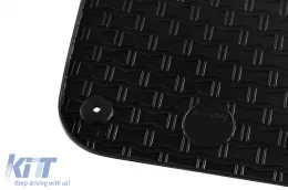 Gummimatten Gumarny Zubri geeignet für Volkswagen Polo, Seat Ibiza 2008-2016, 4-teiliges Set, schwarze Farbe-image-6254210