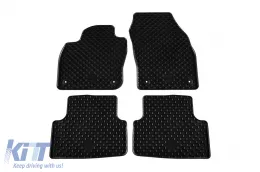 image-48-Gummimatten Gumarny Zubri geeignet für Volkswagen T-Cross nach 2019, 4-teiliges Set, schwarze Farbe