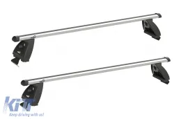 image-47-Hakr Serie Rods Aluminium Querträger Set geeignet für Skoda Octavia Liftback 2004-2012 für das Modell ohne werkseitige Dachträger, matt grau, 2 Stück