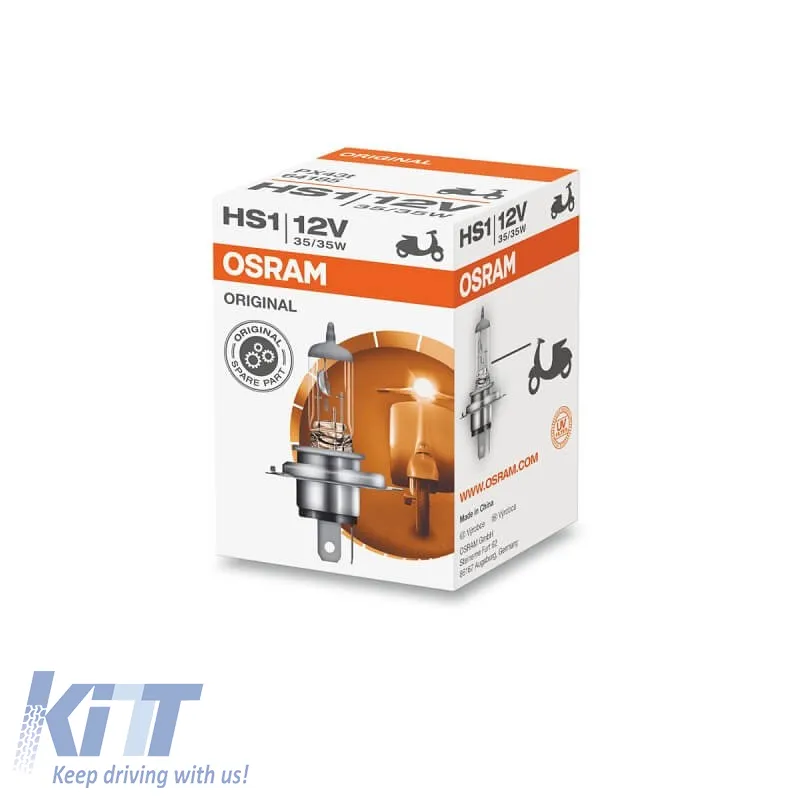 Halogen Bulb Moto HS1 PX43T 12V 35/35W Osram 64185 1 Piece