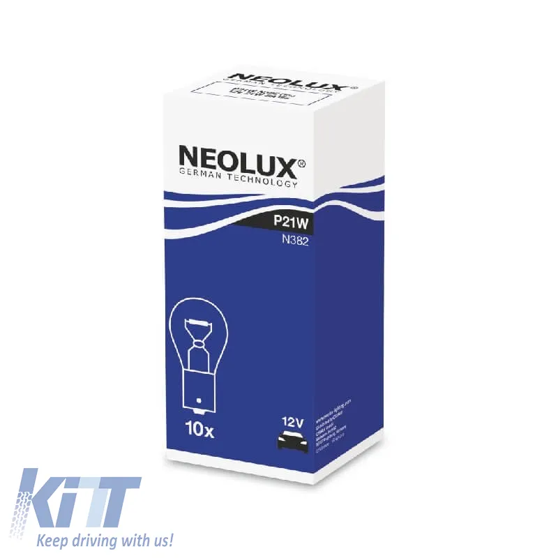 Halogen Bulb P21W BA15S 12V Single Neolux By Osram N382 1 Piece