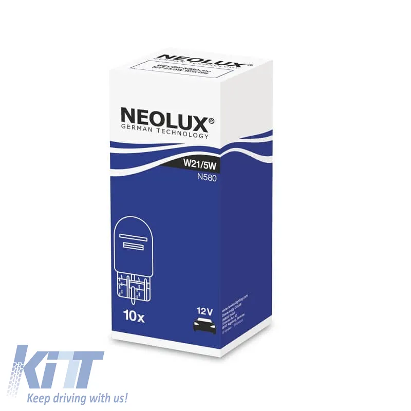 Halogen Bulb T20 W21/5W / 7443 W3X16Q 12volt Double Neolux suitable for Osram N580 1 Piece
