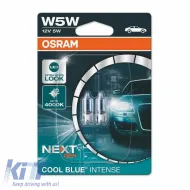 Halogen Bulbs T10 W5W 12V 5w Cool Blue Intense Next Generation Osram 2825CBN-02B 2pcs-image-6300020