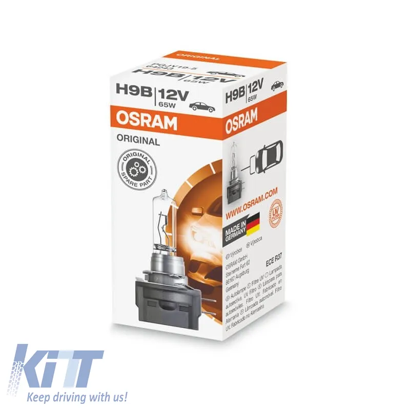 Halogen Headlight Lamp H9B 12V 65w PGJY19-5 Osram 64243 1 pc