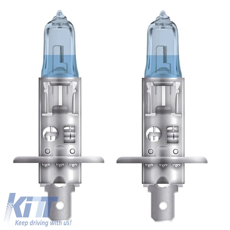Halogen Headlight Lamps H1 12V 55w Cool Blue Intense Next Generation Osram 64150CBN-HCB 2pcs
