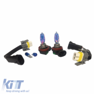 Halogen Headlight Lamps H11 12V 55w HOD Crystal Blue 2pc
