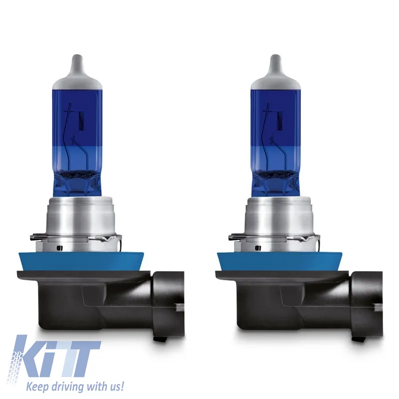 Halogen Headlight Lamps H11 12V 75w Cool Blue Boost Hyper Osram 62211CBB-HCB 2pc