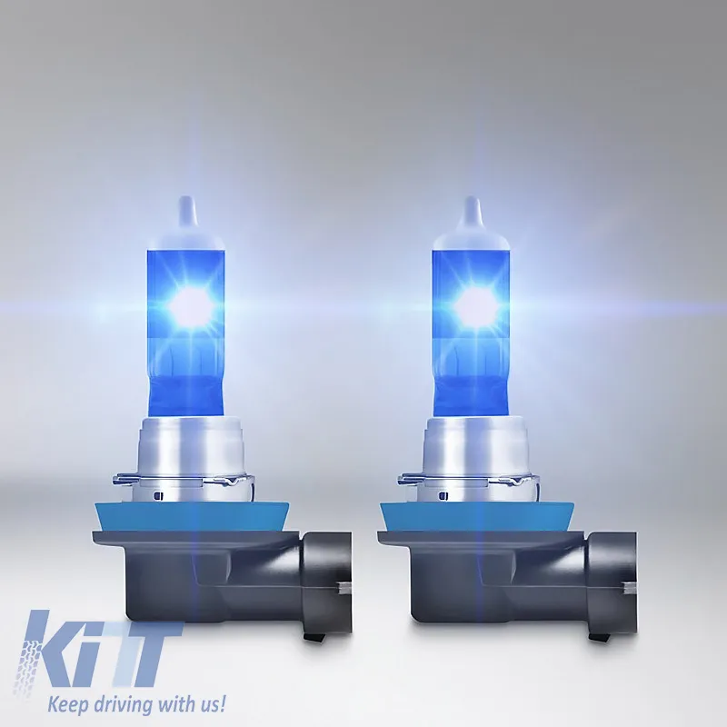 Halogen Headlight Lamps H11 12V 75w Cool Blue Boost Hyper Osram 62211CBB-HCB 2pc